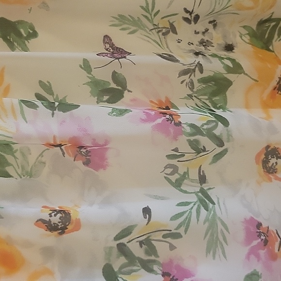 Torrid floral butterfly long sleeveless dress - Picture 3 of 5